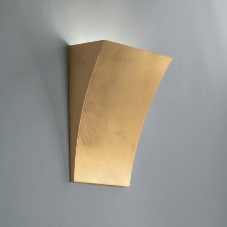 Applique a Muro da Interno Lampada in Foglia Oro Luce da Parete Intec