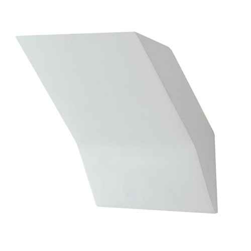 Applique da Interno Lampada Bianca Verniciabile Luce da Parete Intec
