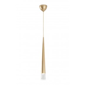 Lampadario Moderno in Metallo Oro Luce a Sospensione da Interno Design
