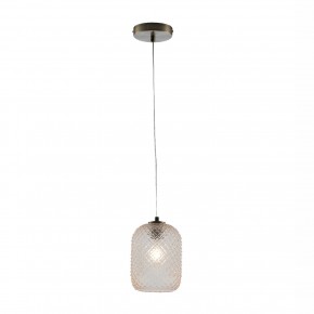 Lampadario a Sospensione in Vetro Cristallo Ambra Elegante Luce da Interno