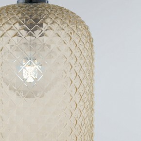 Lampadario a Sospensione in Vetro Cristallo Ambra Elegante Luce da Interno 2