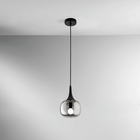 Lampadario a Sospensione Luce da Soffitto in Vetro Elegante di Design
