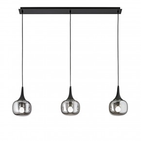 Luce a Sospensione Lampada a Soffitto con 3 Diffusori in Vetro Elegante