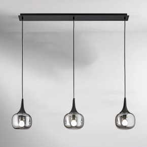 Luce a Sospensione Lampada a Soffitto con 3 Diffusori in Vetro Elegante 2