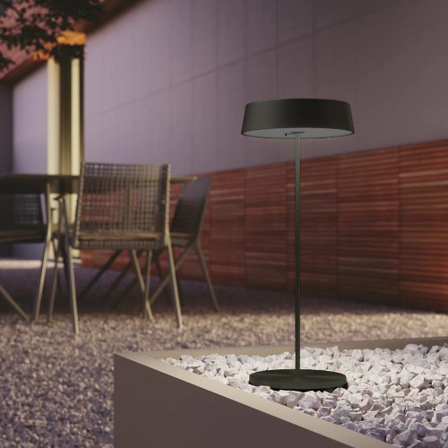 Lampada da Tavolo Intec Luce a LED Batteria Ricaricabile da Esterno