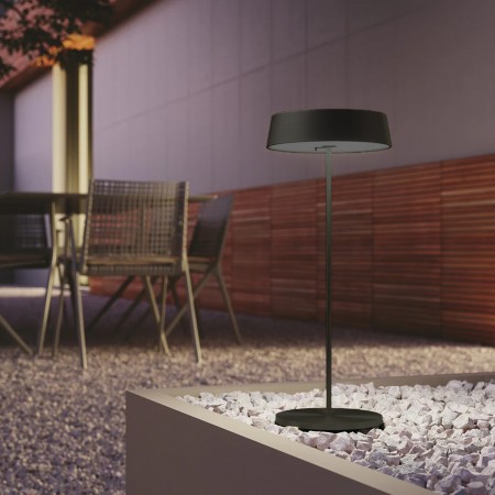 Lampada da Tavolo Intec Luce a LED Batteria Ricaricabile da Esterno
