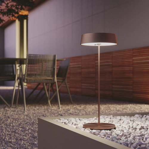 Luce da Tavolo Intec a LED con Batteria Ricaricabile da Esterno Bronzo
