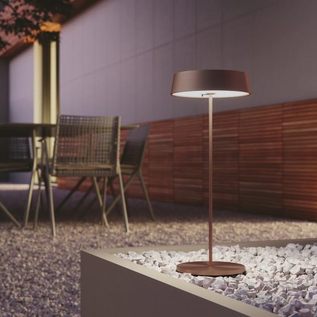 Luce da Tavolo Intec a LED con Batteria Ricaricabile da Esterno Bronzo