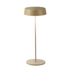 Lampada Oro da Tavolo Intec a LED con Batteria Ricaricabile da Esterno