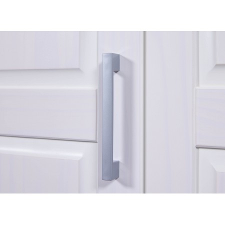 Armadio tre 3 Ante in Legno Mobile Guardaroba Bianco per Camera da Letto