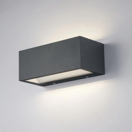 Luce da Muro Applique a Parete da Esterno Intec in Alluminio Antracite