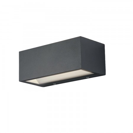 Luce da Muro Applique a Parete da Esterno Intec in Alluminio Antracite