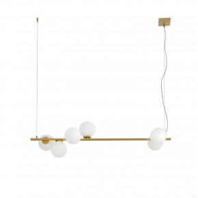 Lampada in Metallo Oro Elegante 6 Punti Luce Lampadario a Sospensione