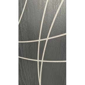 Pannello per Porta Blindata Disegno Tulipano Bianco in Vetroresina Pantografato 2
