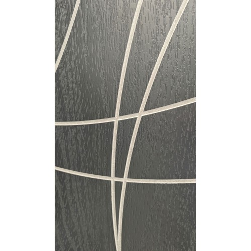 Pannello Pantografato Grigio per Porta Blindata da Esterno in Vetroresina Madrid