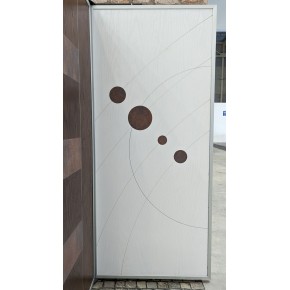 Pannellatura Esterna per Porta Blindata Giove con Inserti Pannello Moderno 2