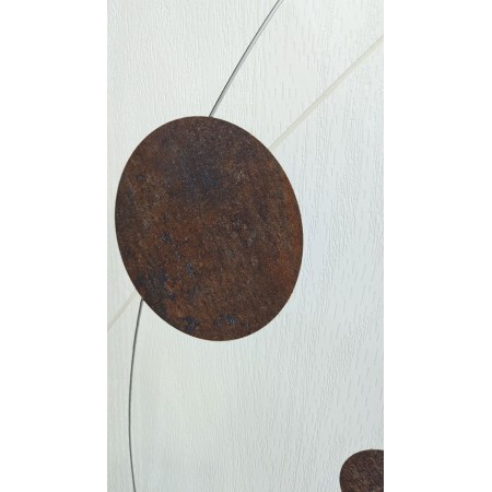 Pannellatura Esterna per Porta Blindata Giove con Inserti Pannello Moderno