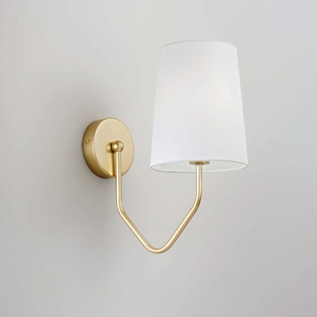 Punto Luce Oro Lampada per Interno Applique Elegante in Metallo a Parete