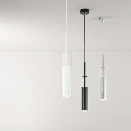 Lampada a Sospensione da Interno Lampadario in Vetro dal Design Moderno