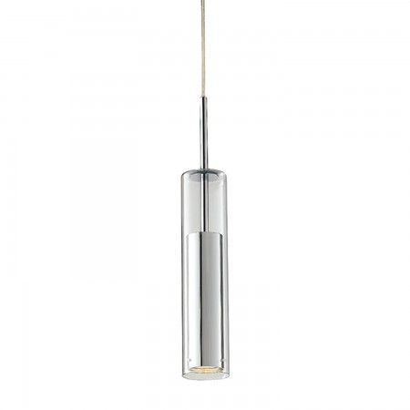 Lampadario Cromo dal Design Moderno Lampada a Sospensione da Interno