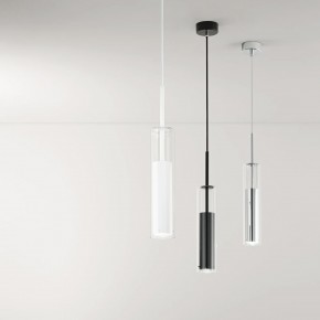 Lampadario dal Design Moderno Lampada Nera a Sospensione da Interno 2