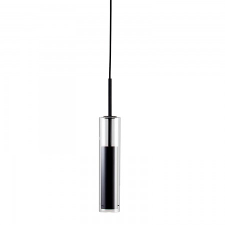 Lampadario dal Design Moderno Lampada Nera a Sospensione da Interno