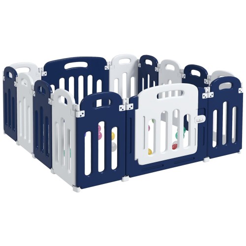 Box da Gioco per Bambini Recinzione Componibile Ripiegabile e Salvaspazio
