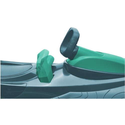 Bob Biposto Stratos con Volante Freno a Molla Slittino Neve Max 120 kg