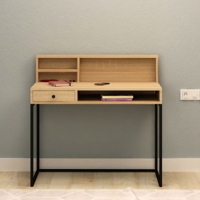 Scrivania Moderna Rovere 100x60 con Cassetto da Ufficio in Legno 2