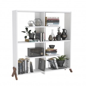 Libreria Bianca Moderna Arredamento Minimal Salotto
