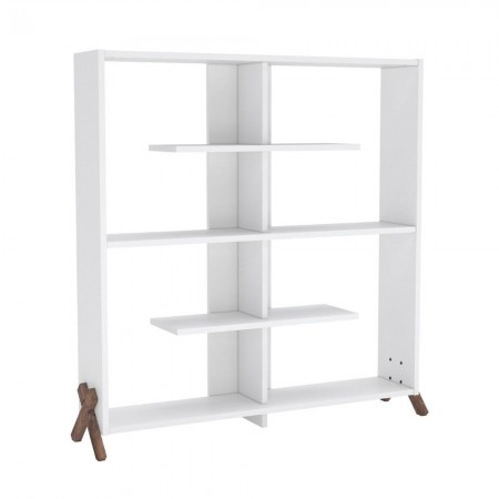 Libreria Bianca Moderna Arredamento Minimal Salotto