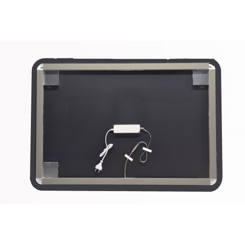 Specchio da Bagno Moderno 70x100 Rettangolare con Illuminazione Perimetrale