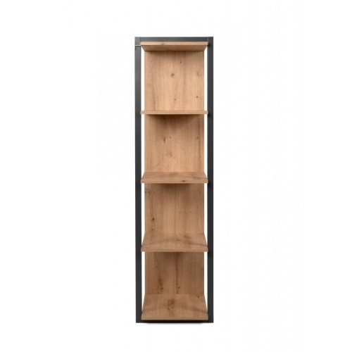 Libreria Indrustial Rovere Quercia a Cubi in Legno da Salotto Ingresso