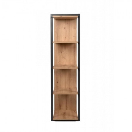 Libreria Indrustial Rovere Quercia a Cubi in Legno da Salotto Ingresso