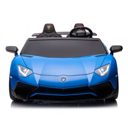 Macchina Elettrica per Bambini Lamborghini Blu Aventador SVJ BIG Full