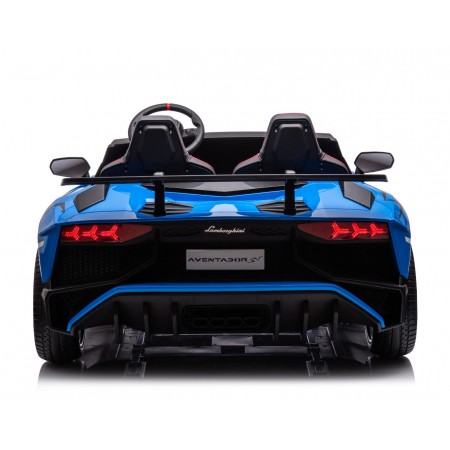 Macchina Elettrica per Bambini Lamborghini Blu Aventador SVJ BIG Full