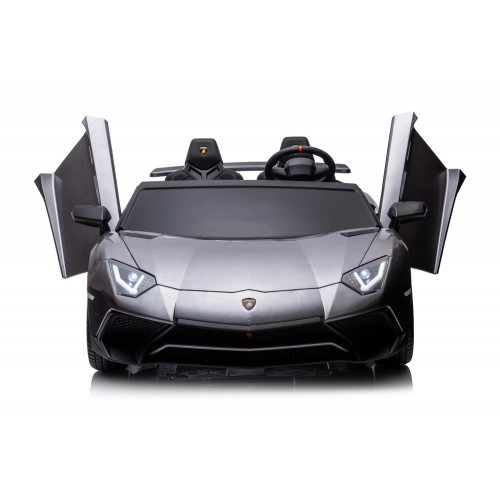 Lamborghini AVENTADOR SVJ BIG Full Grigio Macchina Elettrica per Bambini