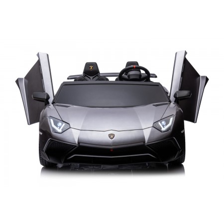 Lamborghini AVENTADOR SVJ BIG Full Grigio Macchina Elettrica per Bambini
