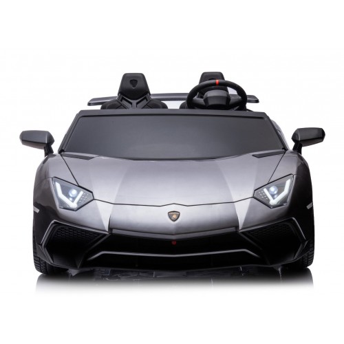 Lamborghini AVENTADOR SVJ BIG Full Grigio Macchina Elettrica per Bambini