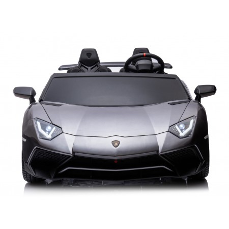 Lamborghini AVENTADOR SVJ BIG Full Grigio Macchina Elettrica per Bambini
