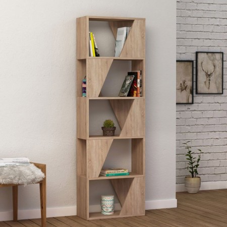 Libreria Design Rovere in Legno per Salotto o Camera da Letto