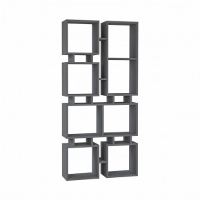 Libreria Antracite Moderna Design a Cubi per Arredamento Salone 2