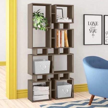 Libreria Tortora Moderna Design a Cubi per Arredamento Salone