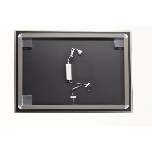 Specchio Retroilluminato Rettangolare 110x80 a Led da Parete da Bagno