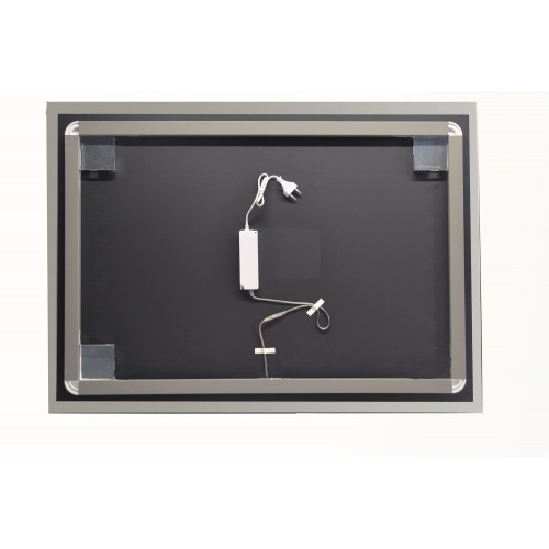 Specchio Rettangolare per Bagno con Illuminazione Perimetrale a Led 80x60