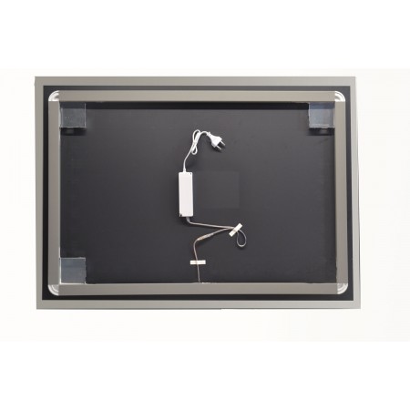 Specchio Rettangolare per Bagno con Illuminazione Perimetrale a Led 80x60