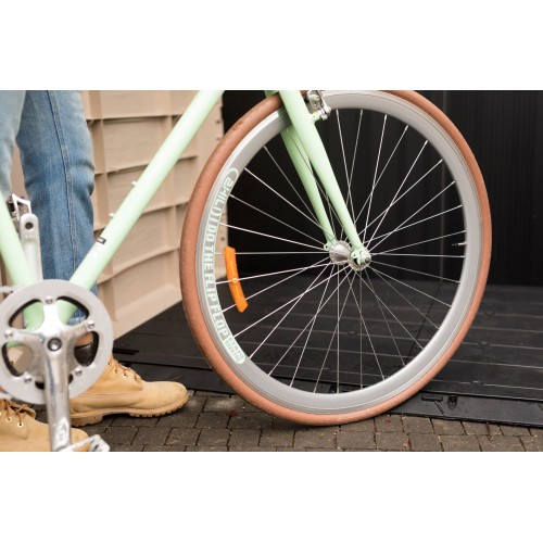 Keter Box da Giardino per Esterno Beige Armadio Resina Pavimento Grande Compatto | BricoShop24