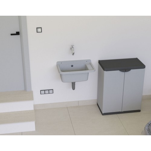 Pilozzo per Esterno 50x35 cm Effetto Granito Lavanderia Lavabo a Muro