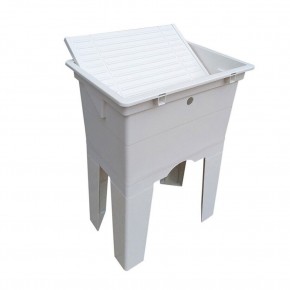 Monoblocco Mobile Lavatoio 60x42 Pilozzo da Esterno Acquaio in Resina 2