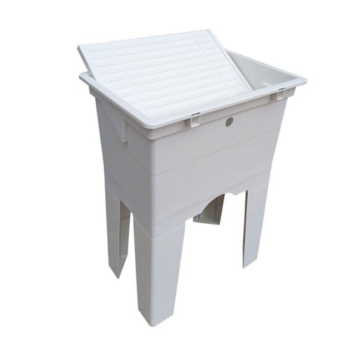 Monoblocco Mobile Lavatoio 60x42 Pilozzo da Esterno Acquaio in Resina
